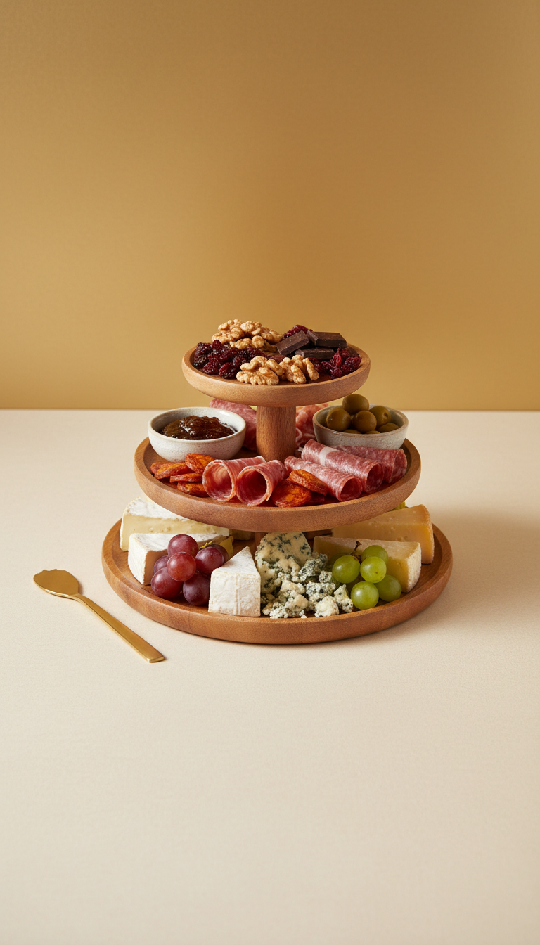 Petite pairing platter with sommelier-recommended accoutrements